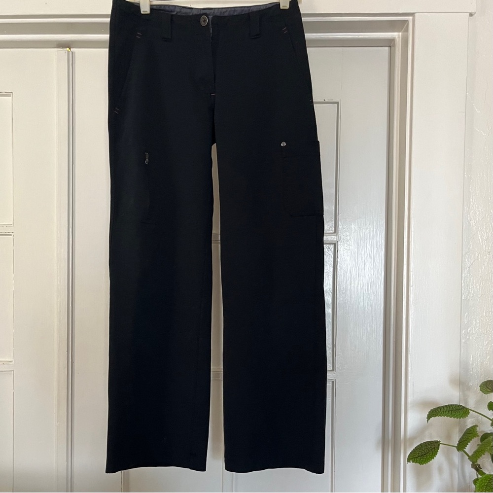 Title Nine Women's Y2K Golf Pants Hepburn Super Wide Leg Cargo Pants Size 4
